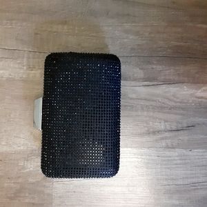 Small black charming charlie clutch